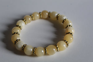 Ethereal Dawn Calcite Stretch Bracelet