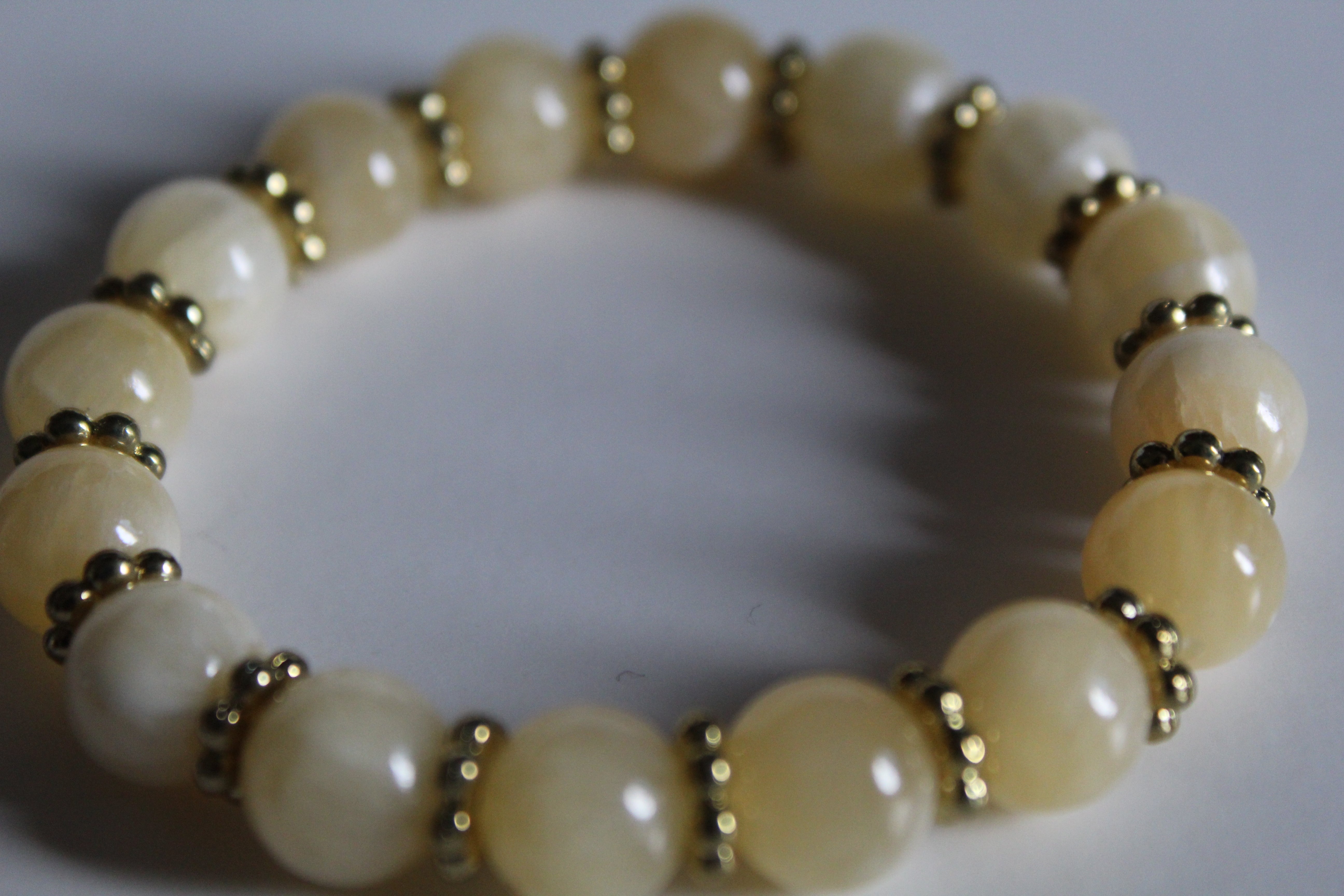 Ethereal Dawn Calcite Stretch Bracelet