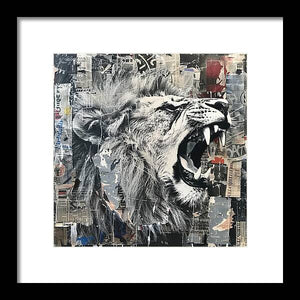 A Roar of Truth - Framed Print