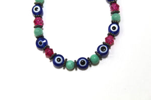 Azure Guardian: Evil Eye Bracelet,