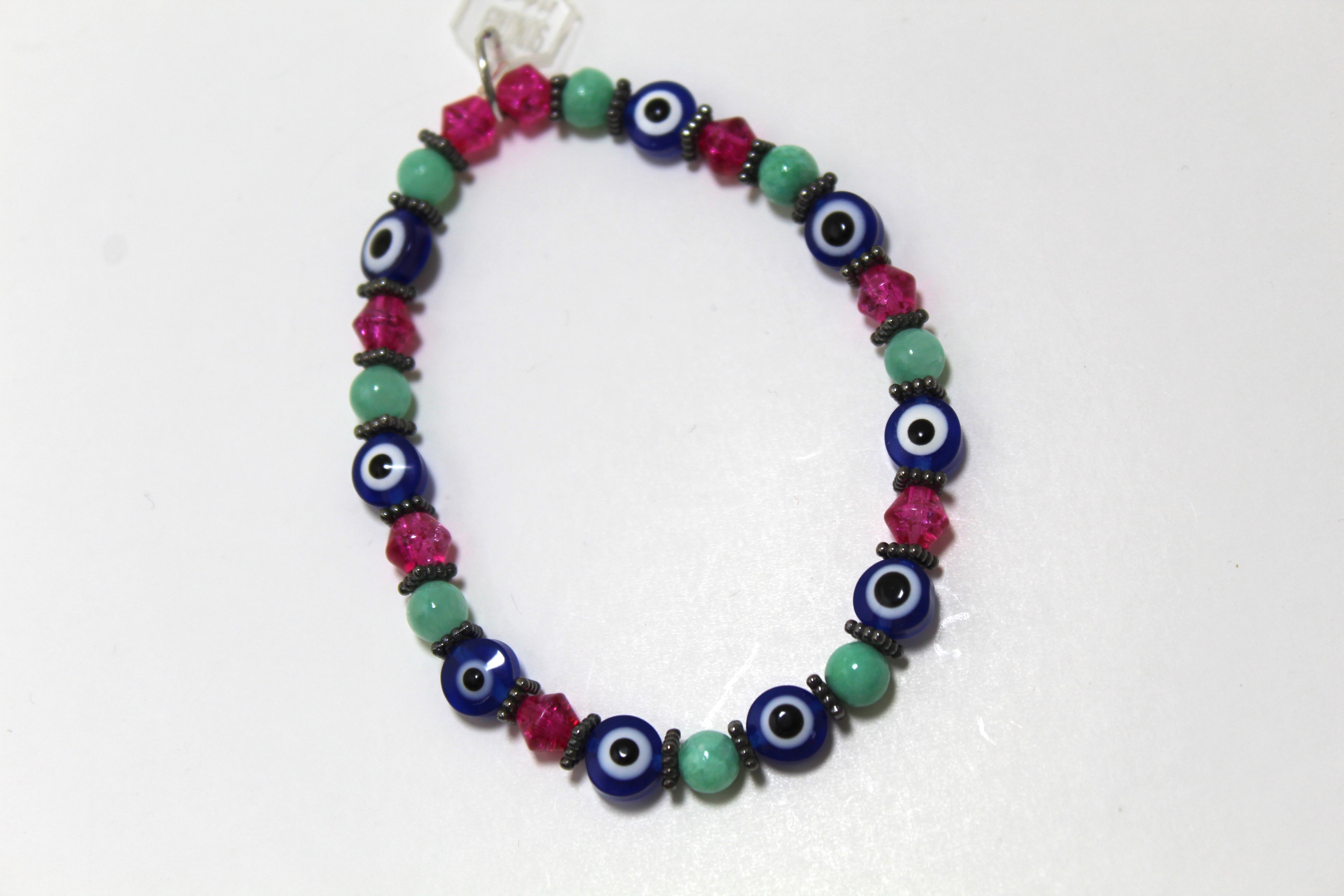 Azure Guardian: Evil Eye Bracelet,