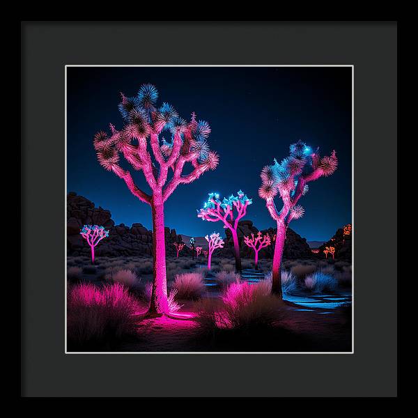 Electric Joshua Tree Vol. 1 - Framed Print