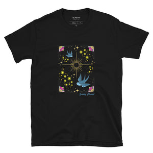 Sunday Nomad Swallows and Stars Full-Color - Black